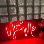 You and Me Neon light